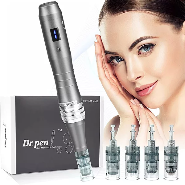 penna per microneedling, derma pen, strumento per la cura della pelle, strumento per microneedling, dispositivo per microneedling