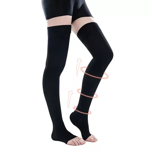 calze a compressione, calze a compressione, calze a coscia alta, calze senza dita, calze senza dita, calze per vene varicose, calze mediche